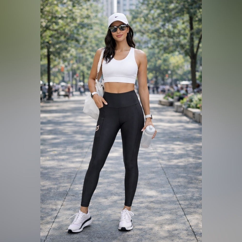 PELOTON Made In Usa Ps121 Show Up Pocket Leggings